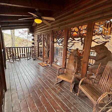 Smoky Paws - Exceptional Cabin, Stunning Mountain Views, Hot Tub, Tranquil, Gigabit Internet, Free L2 Ev Pigeon Forge Luaran gambar